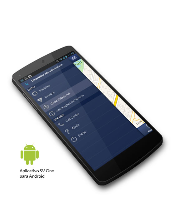 Aplicativo para rastreamento para Android